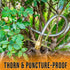 Tardigrade Steel Hose 1FT Metal Garden Hose Short - 304 Stainless Steel Water Hose 1 FT Dog Chew Crush Proof, Flexible, Heavy Duty Brass No Kink, ...