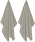 Now Designs 197422aa Ripple Kitchen Towel, Set of 2, London Grey...