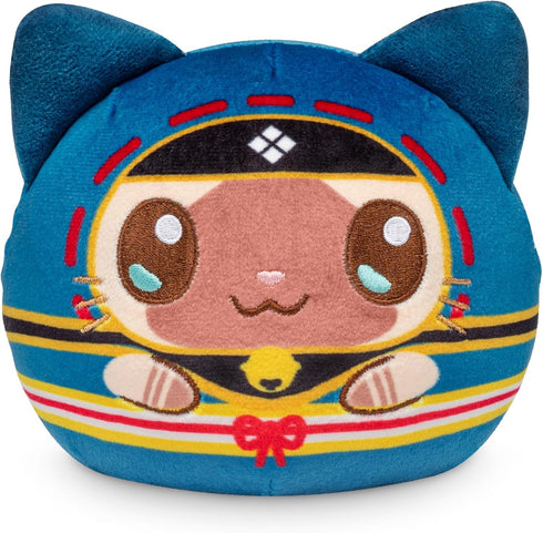 TeeTurtle Monster Hunter Reversible 4" Plushie - Palico - Officially Licensed Capcom Cute Kawaii Soft Stuffed Animal Fidget Toys...