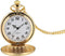 I-MART Smooth Vintage Pocket Watch with Chain (Gold)...
