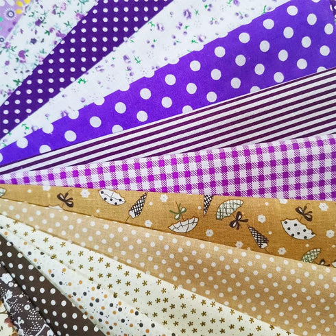 Fabric, 35 pcs/lot Top Cotton 9.8" x 9.8" (25cm x 25cm) Squares Patchwork, Precut Multi-Color and Different Pattern for Sewing Quilting Crafting, ...