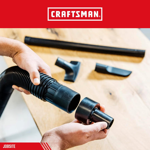 CRAFTSMAN CMXZVBE38665 2-1/2 in. to 1-1/4 in. Adapter for Wet/Dry Vacuum Hoses and Attachments...