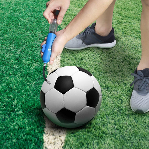 Ball Pump for Sports Balls - 5 Needles - Basketball Pump, Soccer Ball Pump - Air Pump for Balls, Volleyball, Football Accessories Equipment - Hand...