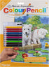 Royal Brush Color Pencil by Number Kit 8.75"X11.75"-Westie Pups, Multicolor...
