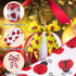 Ladybug Ribbon Wired 6 Rolls Red Ladybugs Ribbon Polka Dot Wired Edge Ribbon 2.5 Inch 40 Yards Spring Summer Wired Ribbon DIY Craft Ribbon for Wra...