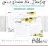 OUTSHINE Recipe Cards 3x5, Sunflower Design | Recipe Card Template for Recipe Box, Set of 50 | No-Smear Double Sided Rustic Recipe Cards Mason Jar...