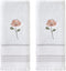 SKL HOME by Saturday Knight Ltd. - U1108010830203 Misty Floral 2-Piece Hand Towel Set, White...