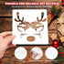 25 pcs Christmas Stencils Reusable, 6x6" Christmas Stencils for Painting on Wood, Plastic Drawing Painting Spraying Template for Greeting Cards, X...