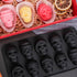 Webake Skull Chocolate Mold with 5 Different Shapes, Silicone Skeleton Mold for Halloween Chocolate, Candy, Jello, Ice, Cube, Treats, Pack of 2...