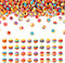 Beadthoven 200pcs 10mm Resin Berry Beads Mixed Color Round Beads Resin Chunky Bubblegum Beads Bulk Loose Spacer Beads Charms for Jewelry Making Ne...