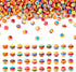 Beadthoven 200pcs 10mm Resin Berry Beads Mixed Color Round Beads Resin Chunky Bubblegum Beads Bulk Loose Spacer Beads Charms for Jewelry Making Ne...
