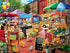 MasterPieces 750 Piece Jigsaw Puzzle for Adults, Family, Or Youth - Town Square Booths - 18"x24"...