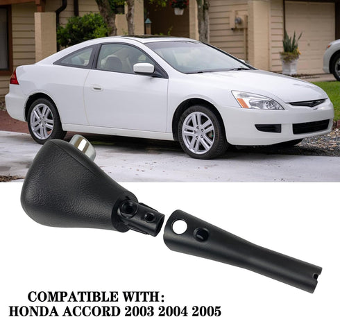 Car Shifter Knob Handle Compatible with 2003 2004 2005 2006 Honda Accord Automatic Gear Shift Handle Lever Replaces 54130-SDA-A84ZB 54130-SDA-A51...