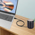 GINTOOYUN USB to DC Power Cable USB 2.0 Male to 90 Degree Angle DC5525 Male Power Extension Charge Cord for LED Strip, Bluetooth Speaker,Mini Fan ...