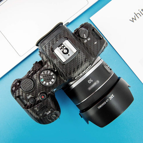 RF 50mm Lens Hood Shade for Canon RF 50mm f/1.8 STM Lens Replaces Canon ES-65B Hood with Tulip Flower Design on Canon EOS R100 R50 R10 R8 R7 R6 Ma...