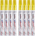 Paint Pens Paint Markers - Yellow Permanent Markers 8 Pack, Oil Based Waterproof Quick Dry Medium Tip Marker Pen for Metal, Wood, Fabric, Plastic,...