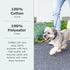 FuzzYard Life Dog Lead | Size L | Stylish Premium Cotton Design in French Blue Perfect for Everyday Walking and Training...
