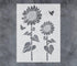 GSS Designs Sunflower Stencils 12x16Inch Flower Stencils for Painting on Wood Canvas Paper Fabric Floor Wall Furniture Reusable Sunflower Wall Ste...