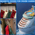 LOVIMAG Magnet Hooks for Cruise Cabin, 40LBS Cruise Door Magnets with Epoxy Coating, Strong Neodymium Magnets Swivel Magnetic Hooks for Kitchen Ac...