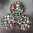 Wall Hanging Brooch Jewelry Storage Display Stand Enamel Pin Display Holder Earrings Necklace Glitter Pin Display Board with stars, Pin Collection...