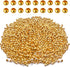 Aylifu Crimp Beads 3mm, 1000 Pieces Stopper Beads Metal Bead Spacers for DIY Bracelet Jewelry Making, Gold...