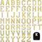 Jongdari Iron on Letters, 52 Pcs Alphabet Patches with Ironed Adhesive, Decorate Repair Patches for Shirts Jackets Hats Jeans Shoes Bags(Gold)...