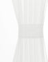 Aquazolax Privacy Sheer French Door Curtains White Semi Sheer Elegant Weaved Drapery Linen Textured Look Patio Door Panels for Front Side Door Win...