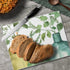 CounterArt Greenery Decorative 3mm Heat Tolerant Tempered Glass Cutting Board 10” x 8” Manufactured in the USA Dishwasher Safe...