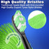 Toothbrush Replacement Heads for Philips Sonicare DiamondClean ProtectiveClean 4100 5100 6100 C2 G2 Electric Toothbrush Brush Heads Black, 10 Pack...