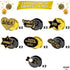 KatchOn, Happy New Year Hanging Swirls - Pack of 32 | NYE Decorations 2025 | New Years Eve Party Supplies 2025 | New Years Eve Hanging Decorations...