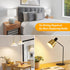 Battery Operated Light Bulb for Lamps, Screw in LED Puck Lights with Remote, Replacement AA Battery Powered Wireless Dimmable Timer Light Bulb wit...