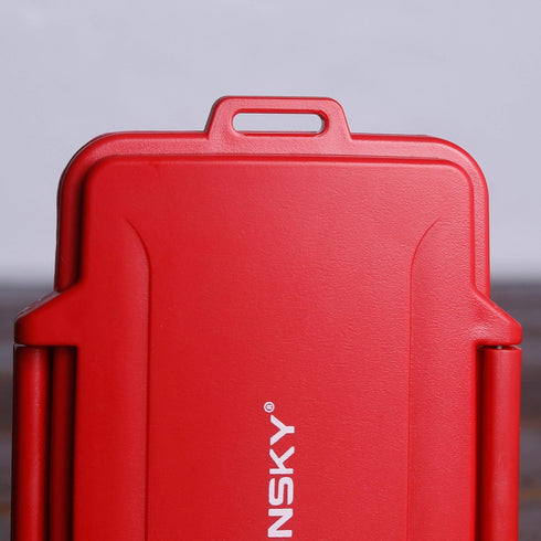 SD Card Holder, Honsky Waterproof Memory Card Holder Case for SD Cards, Micro SD Cards, SDHC SDXC, Red...
