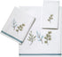 Avanti Linens - Hand Towel, Soft & Absorbent Cotton Towel (Ombre Leaves Collection), 28.00" x 16.00", White...