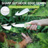 Fixed Blade Hunting Knife with Sheath,Full Tang Stainless Steel Camping Knife with Gut Hook Edge,Portable Deer Skinning Knife for Hunter,Outdoor H...