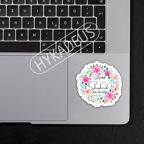 (3Pcs) The Lord is My Shepherd Sticker Christian Sticker, Waterproof Vinyl Decals for Books Laptops Phone, Phone cases Water Bottles Tumbles, Chri...