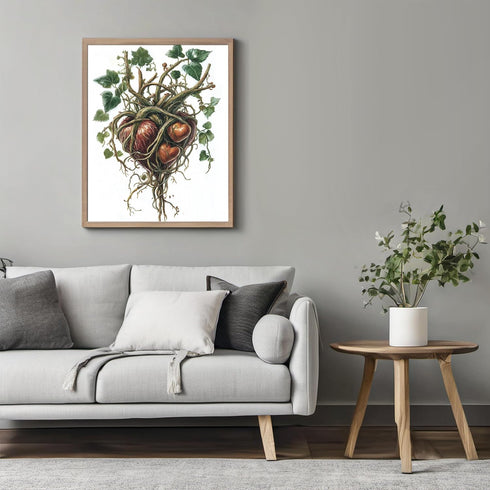 Posterizer 1 pcs-cute Valentine's Day heart poster card-Romantic Art-Holiday Poster Collection-Gift for Couples boyfriend girlfriend Husband Wife-...