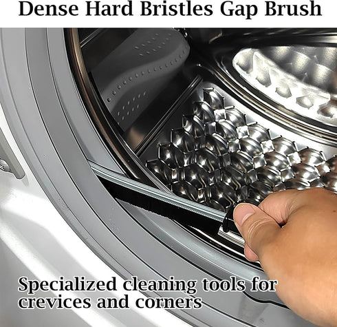 Hard Bristle Crevice Cleaning Brush, 7 Pcs Multifunctional Gap Cleaning Brush Tool Kits for Household, Full Sets Crevice Cleaning Brush for Kitche...