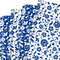 Bolsome 12 Sheets Blue Floral Wrapping Paper Blue White Flowers Patterned Gift Wrap Paper Chinoiserie Art Paper for Bridal Shower Wedding Spring T...