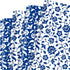 Bolsome 12 Sheets Blue Floral Wrapping Paper Blue White Flowers Patterned Gift Wrap Paper Chinoiserie Art Paper for Bridal Shower Wedding Spring T...