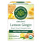 Traditional Medicinals Organic Lemon Ginger Tea, 1.13 Oz, 16 Count...