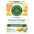 Traditional Medicinals Organic Lemon Ginger Tea, 1.13 Oz, 16 Count...