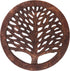 Set of 2 Wooden Trivets for Hot Dishes Pots and Pans Tea Pot Holders Nonslip Heat Resistant Kitchen Counter Accessories for Table Countertops (TRW...