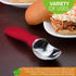 Spring Chef Ice Cream Scoop with Soft Grip Handle, Professional Heavy Duty Sturdy Scooper, Premium Kitchen Tool for Cookie Dough, Gelato, Sorbet, ...