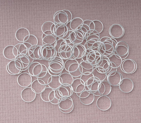SOWAKA 200 Pcs Double Loops Split Rings Metal Small Jump Rings Connectors for DIY Jewelry Making Key Chain Necklace Bracelets Earing Ornament (8 m...