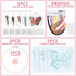 Yinder 5 Sets Embroidery Beginners Kit with Butterfly Flower Patterns and Instructions Cross Stitch Kits for Starter DIY Adult Kids Butterfly Patt...