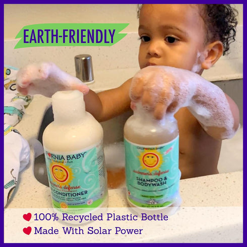 California Baby Swimmer's Defense | Moisturizing After Swim Shampoo For Kids | 100% Plant-Based | Allergy Friendly | 251 mL / 8.5 fl. oz....