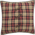VHC Brands Rustic & Lodge Cumberland Quilted Bedding Accessory, Euro Sham 26x26, Chili Pepper Red...
