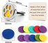 Framendino, 1 Pack Dog Paw Print Essential Car Oil Diffuser Aromatherapy Car Diffuser Vent Clip Stainless Steel Air Freshener Lockets for Men Wome...
