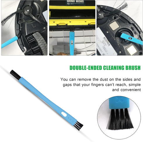 Vacuum Attachments Accessories for Robot Vacuum Cleaner,Cleaning Brush roll Cleaning Tool Replacement Parts, Part kit Tool for Vacuums Cleaner Rep...