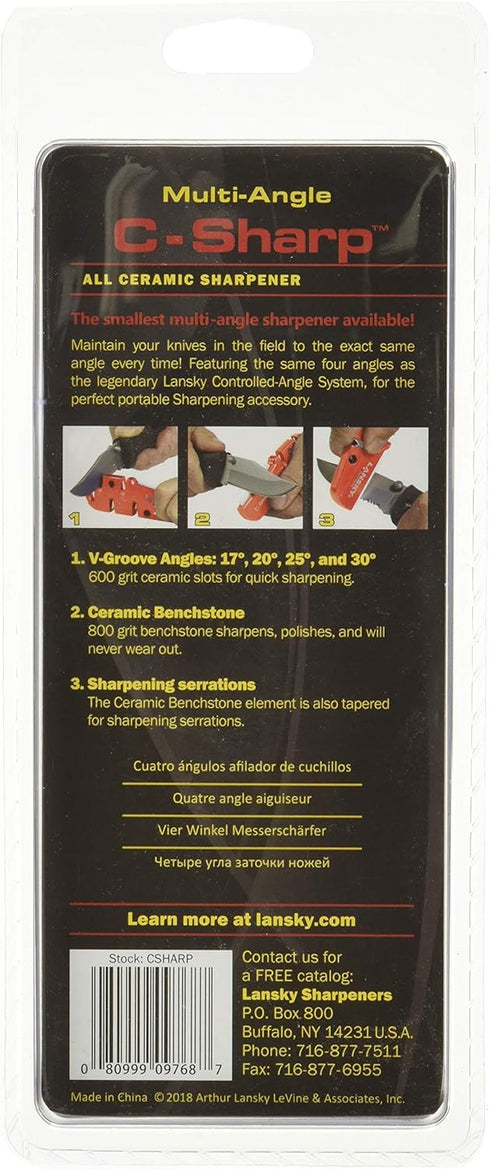 Lanksy C-Sharp Ceramic Knife Sharpening System - CSHARP...